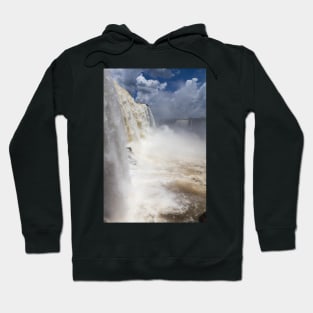 Waterfall near Tower at Foz do Iguacu - Brazilian Side Hoodie